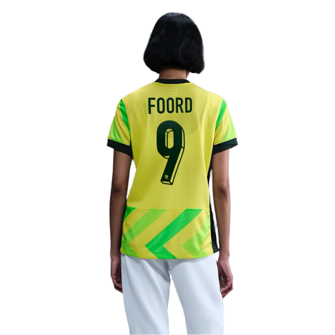 Australia 2025/26 Stadium Home Curved Fit Nike Football Shirt - FOORD 9
