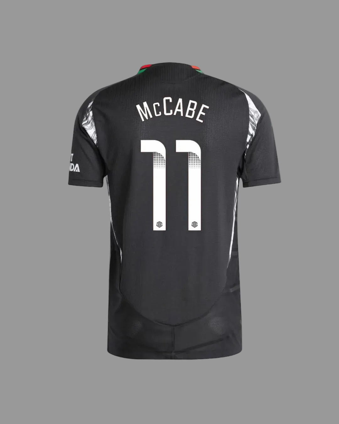 Arsenal 24/25 Adidas Away Curved Fit Stadium Shirt - McCabe 11