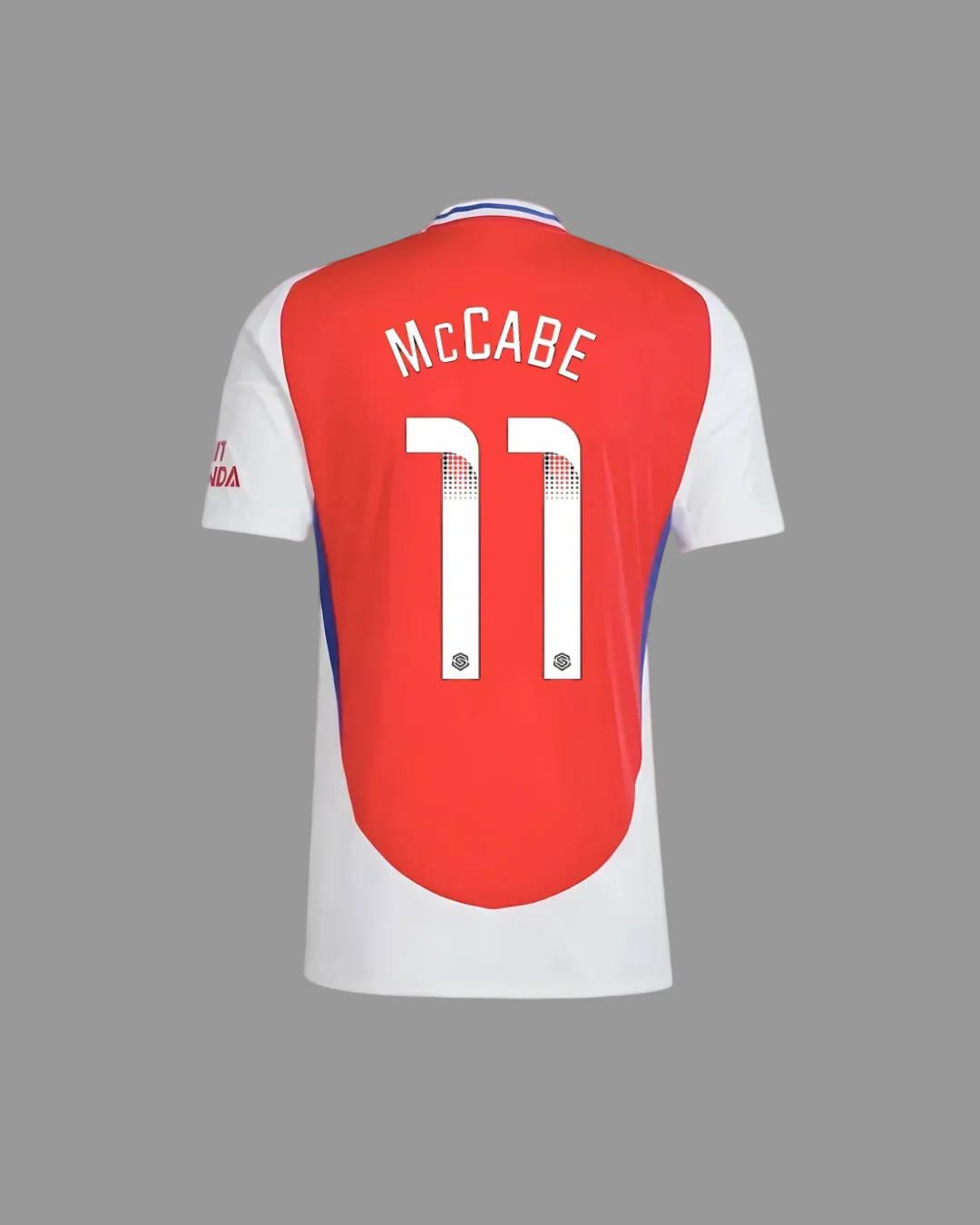 Arsenal 24/25 Adidas Home Straight Fit Stadium Shirt - McCabe 11