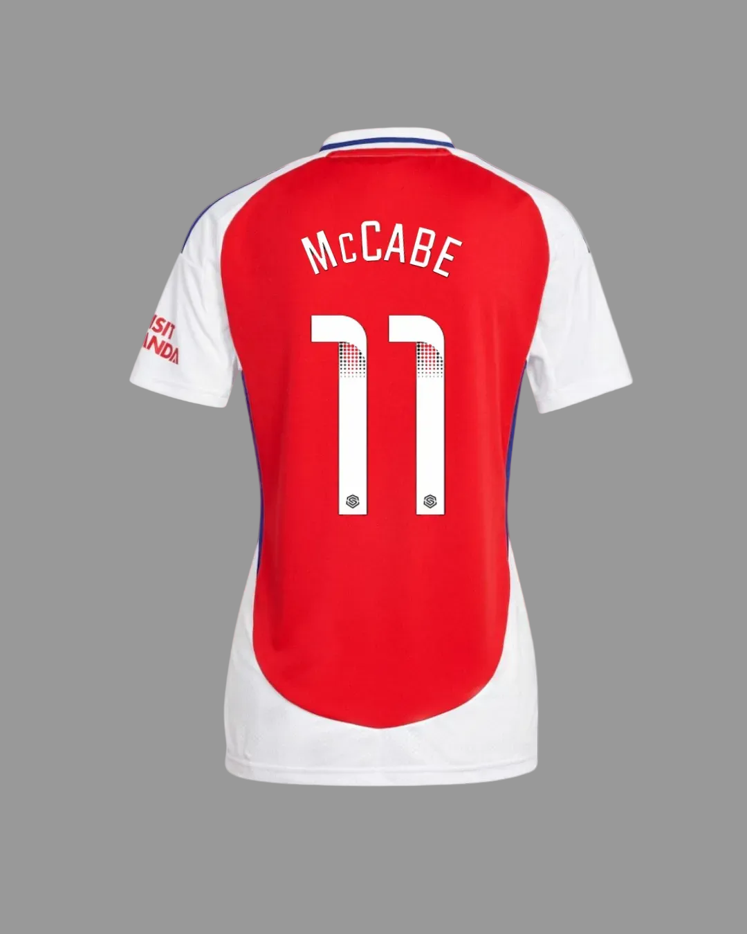 Arsenal 24/25 Adidas Home Curved Fit Stadium Shirt - McCabe 11