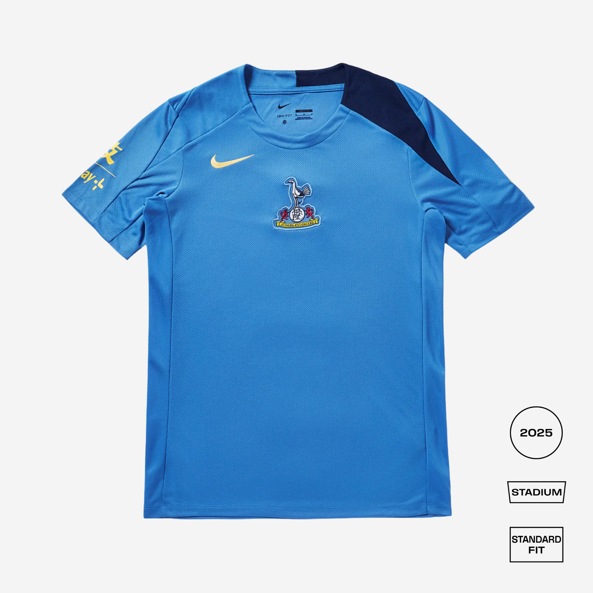 Tottenham Hotspur Strike Third Straight Fit Nike Dri-FIT Total 90 Soccer Short-Sleeve