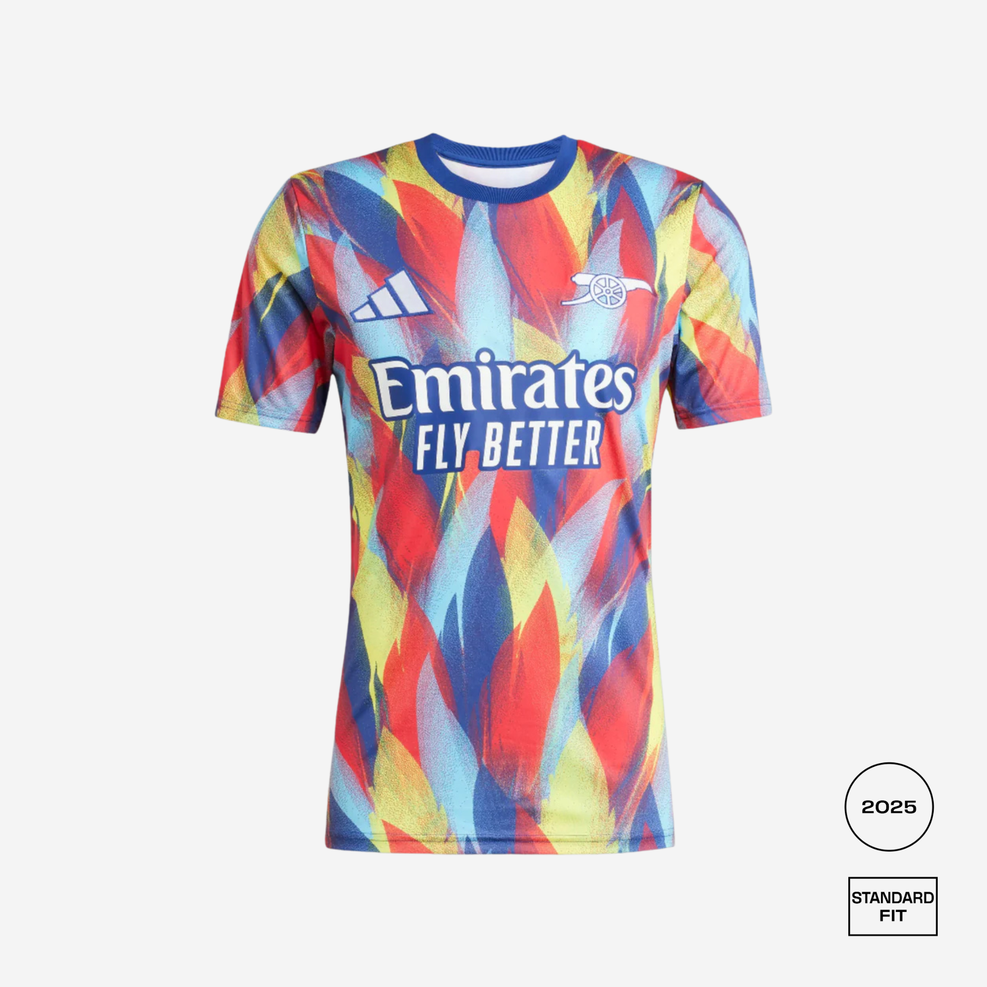 Arsenal 2025/26 Pre-Match Jersey Straight Fit