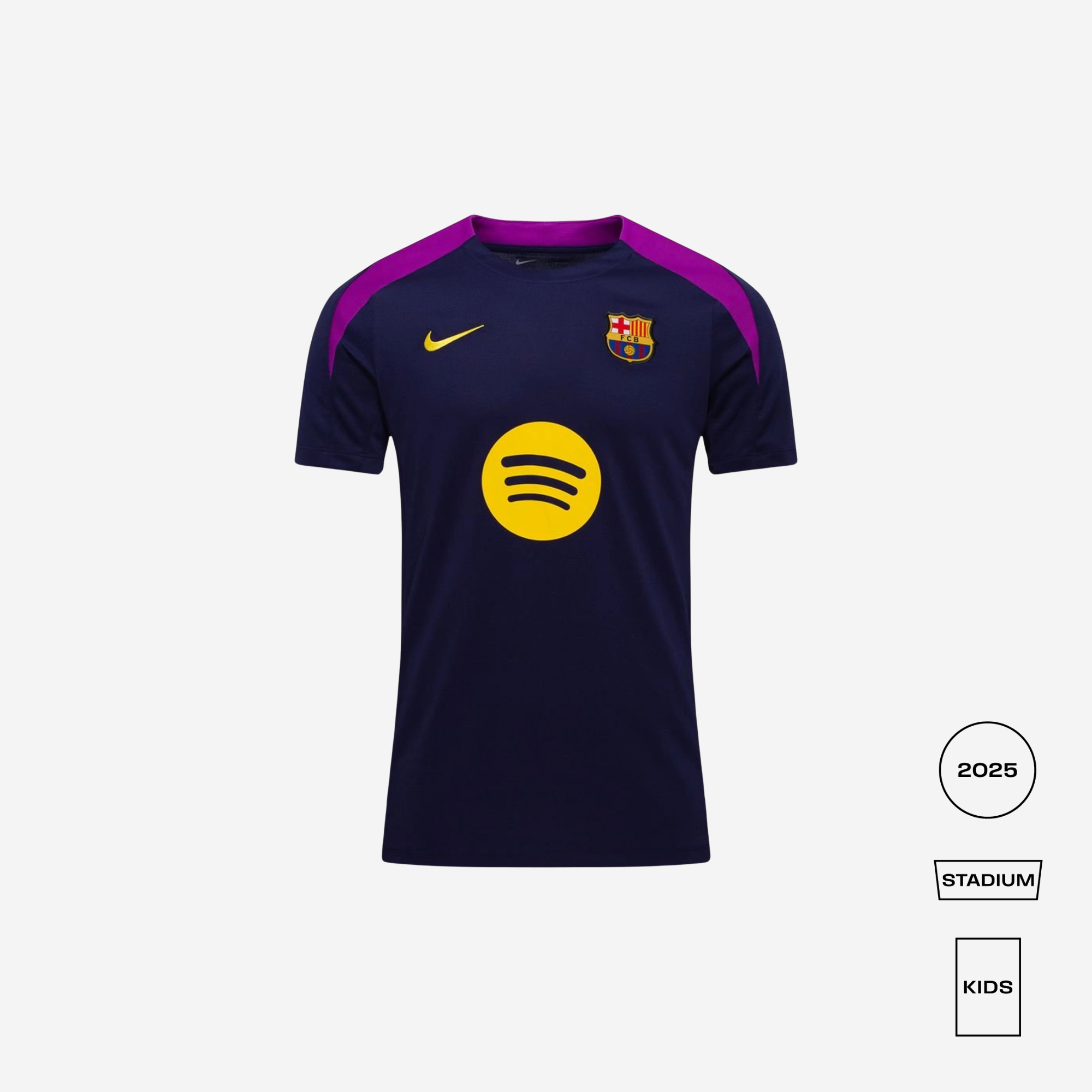 KIDS FC Barcelona Strike Short-Sleeve Top