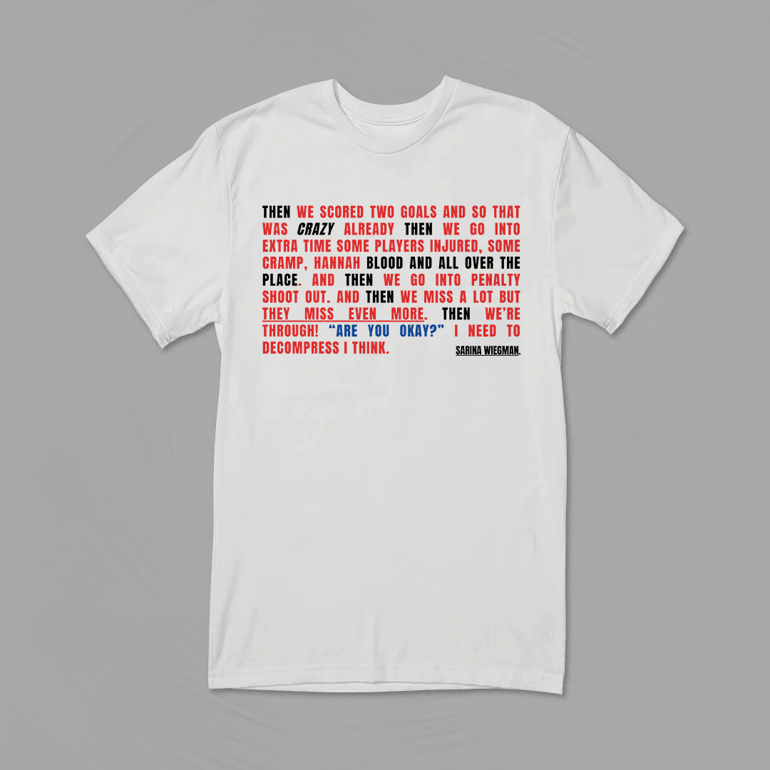 Post Game Sarina Quote T-Shirt