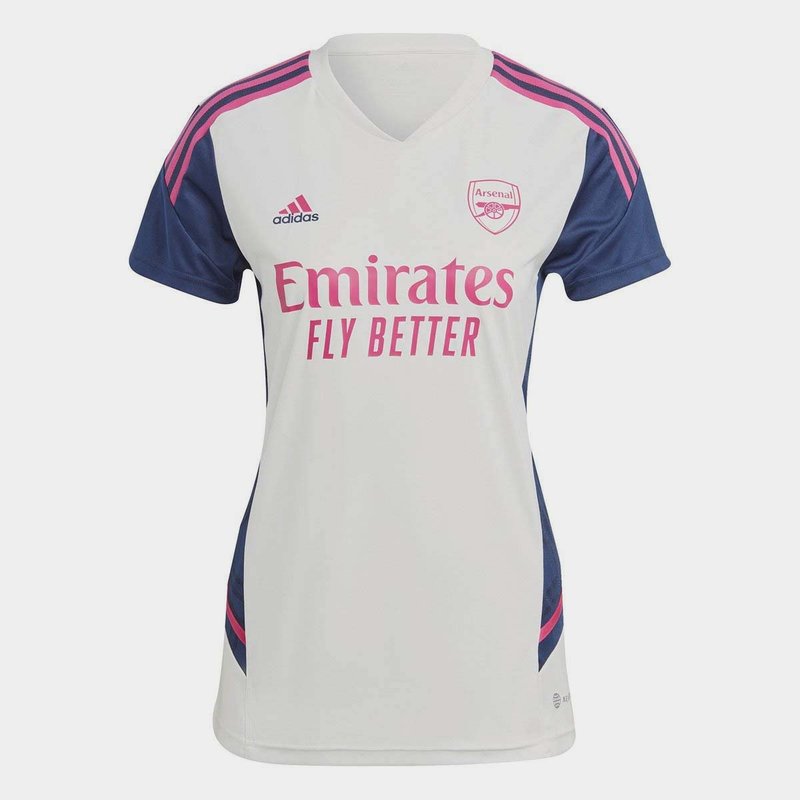 Camiseta de entrenamiento Adidas de corte curvo Condivo del Arsenal FC 2022/23