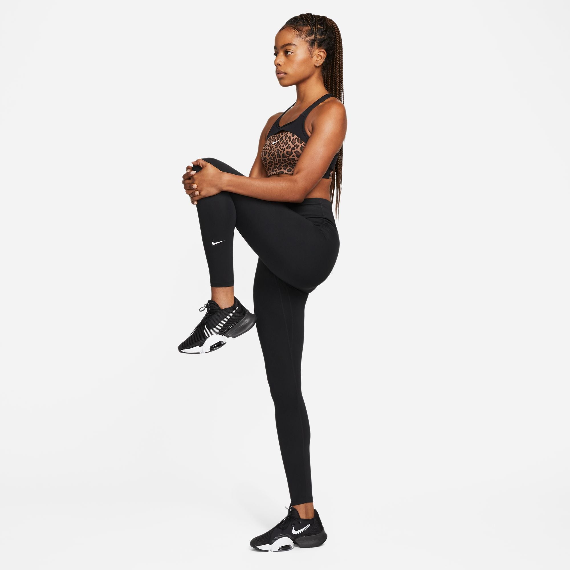 Nike One - Leggings de talle alto para mujer - Negro