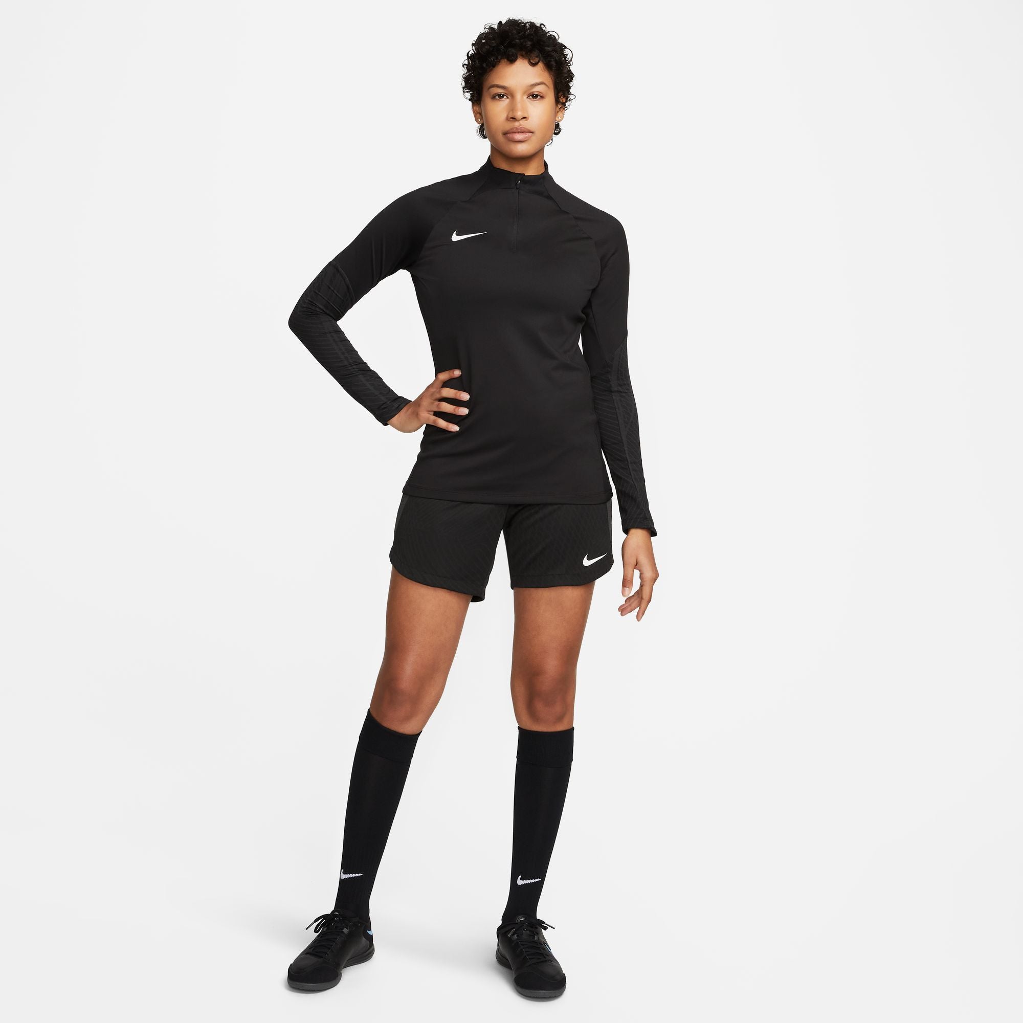 Nike Dri-FIT Strike Drill-top met lange mouwen voor dames