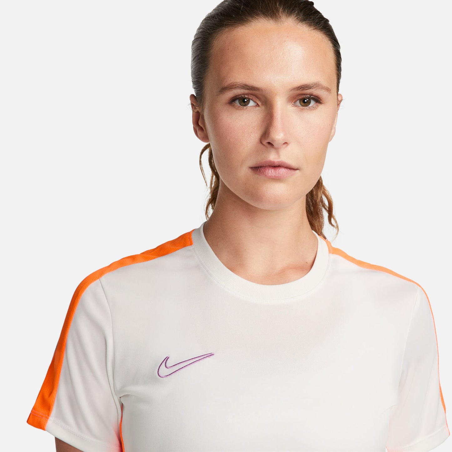 Nike Dri-FIT Academy Women's Training Top - White and Orange