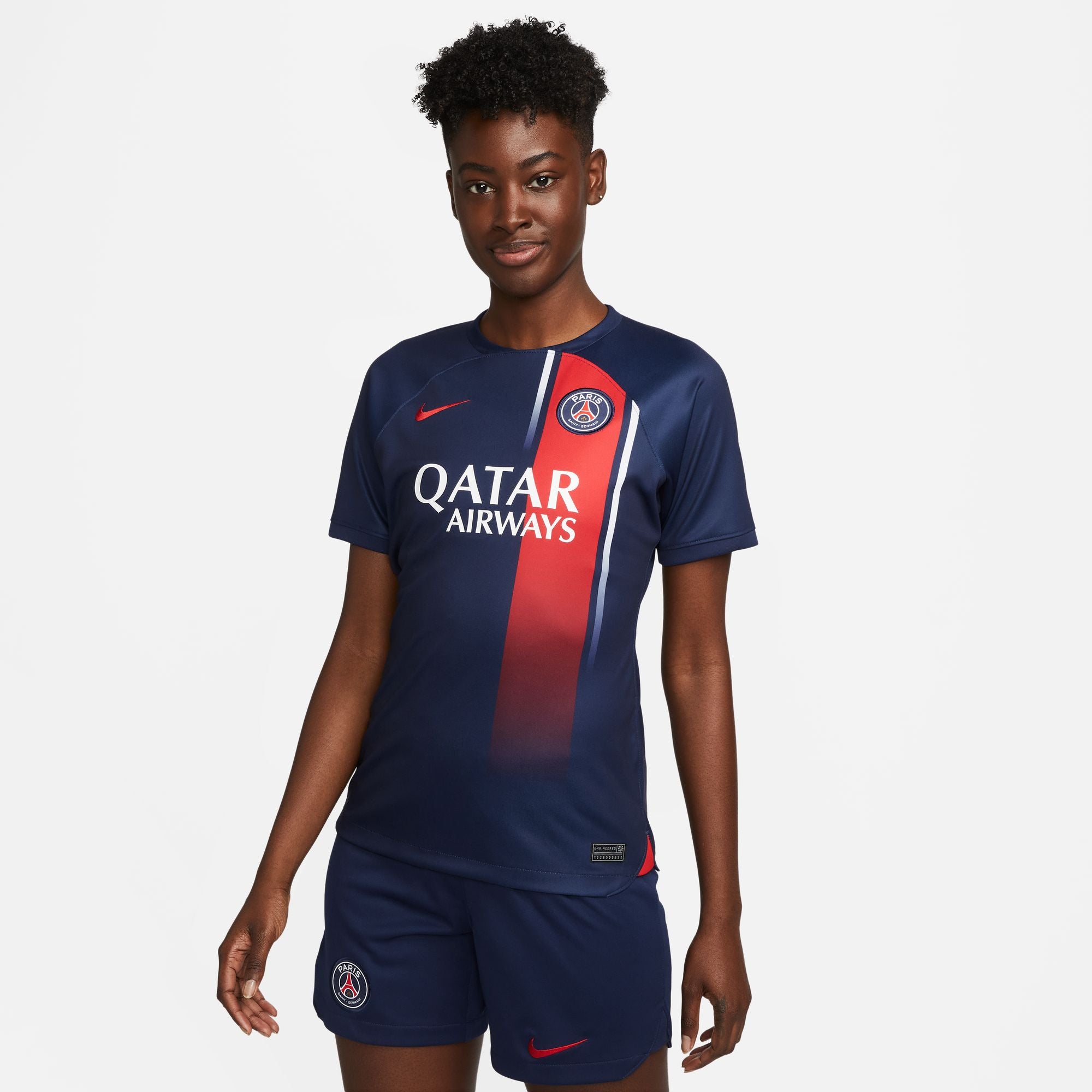 Camiseta Nike Stadium de ajuste curvo de local del París Saint-Germain 2023/24