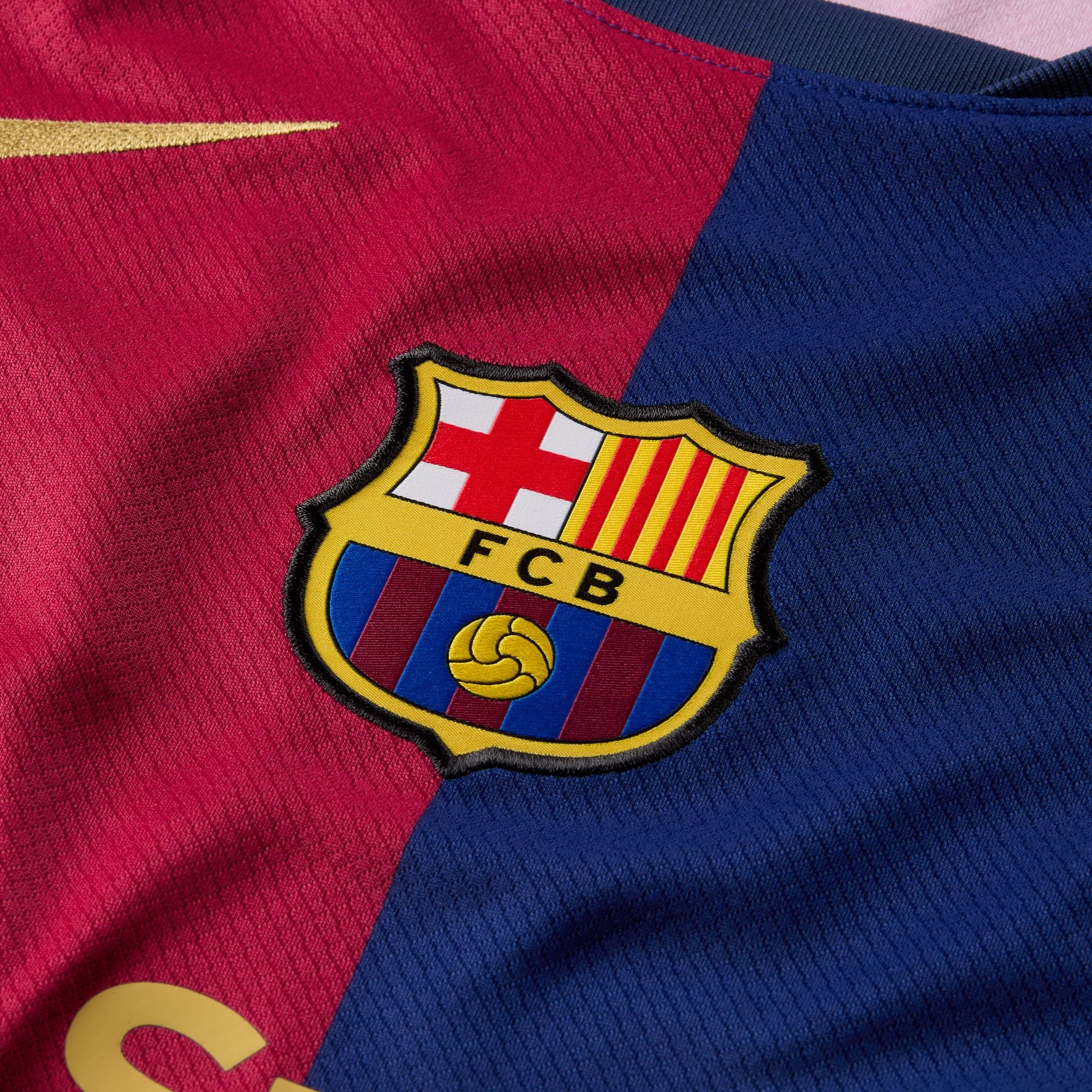 Barcelona Home 24/25 Straight Fit Nike Stadium Long-Sleeve Shirt