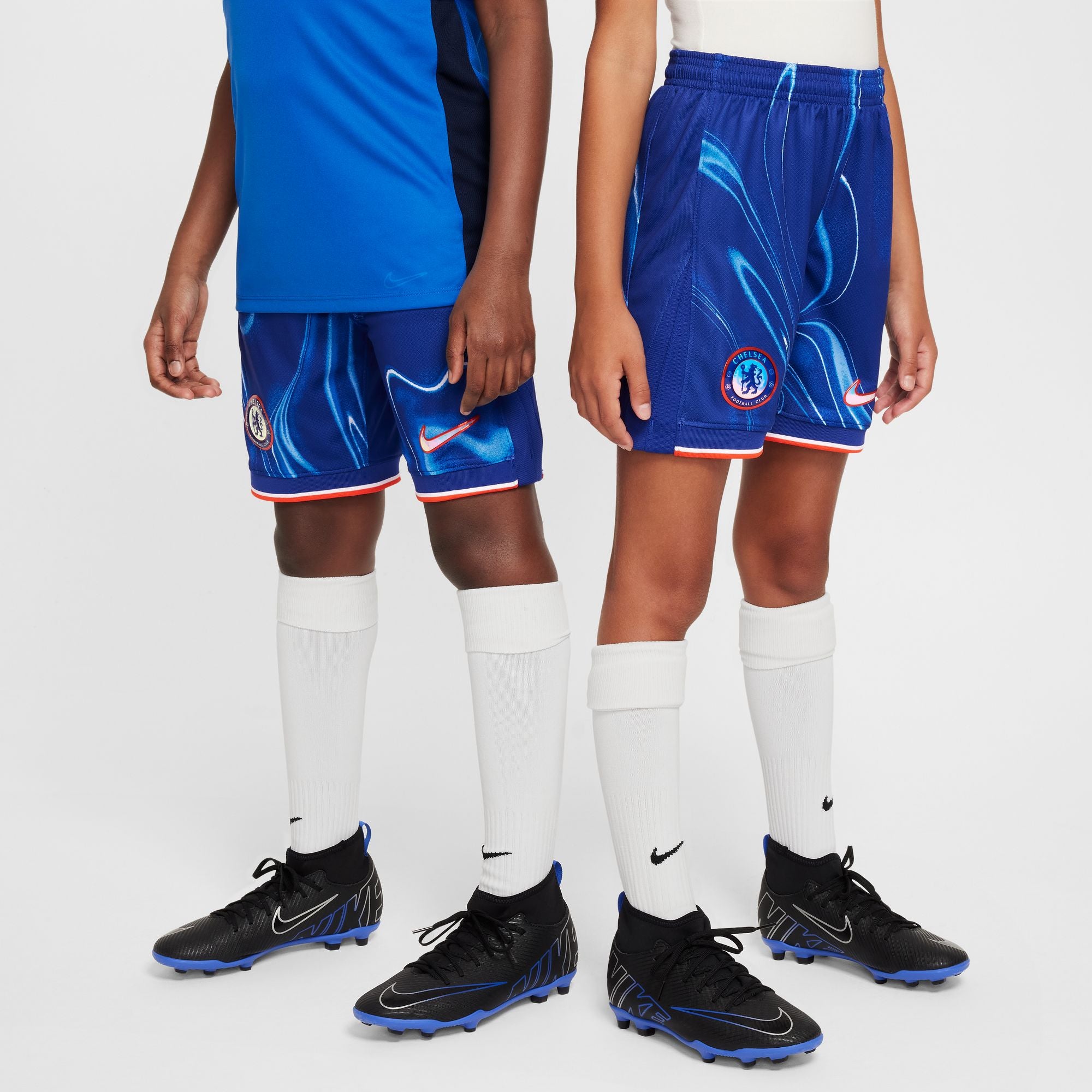 Shorts de fútbol Nike Dri-FIT Stadium de visitante para niños talla grande 23/24 de visitante del Chelsea