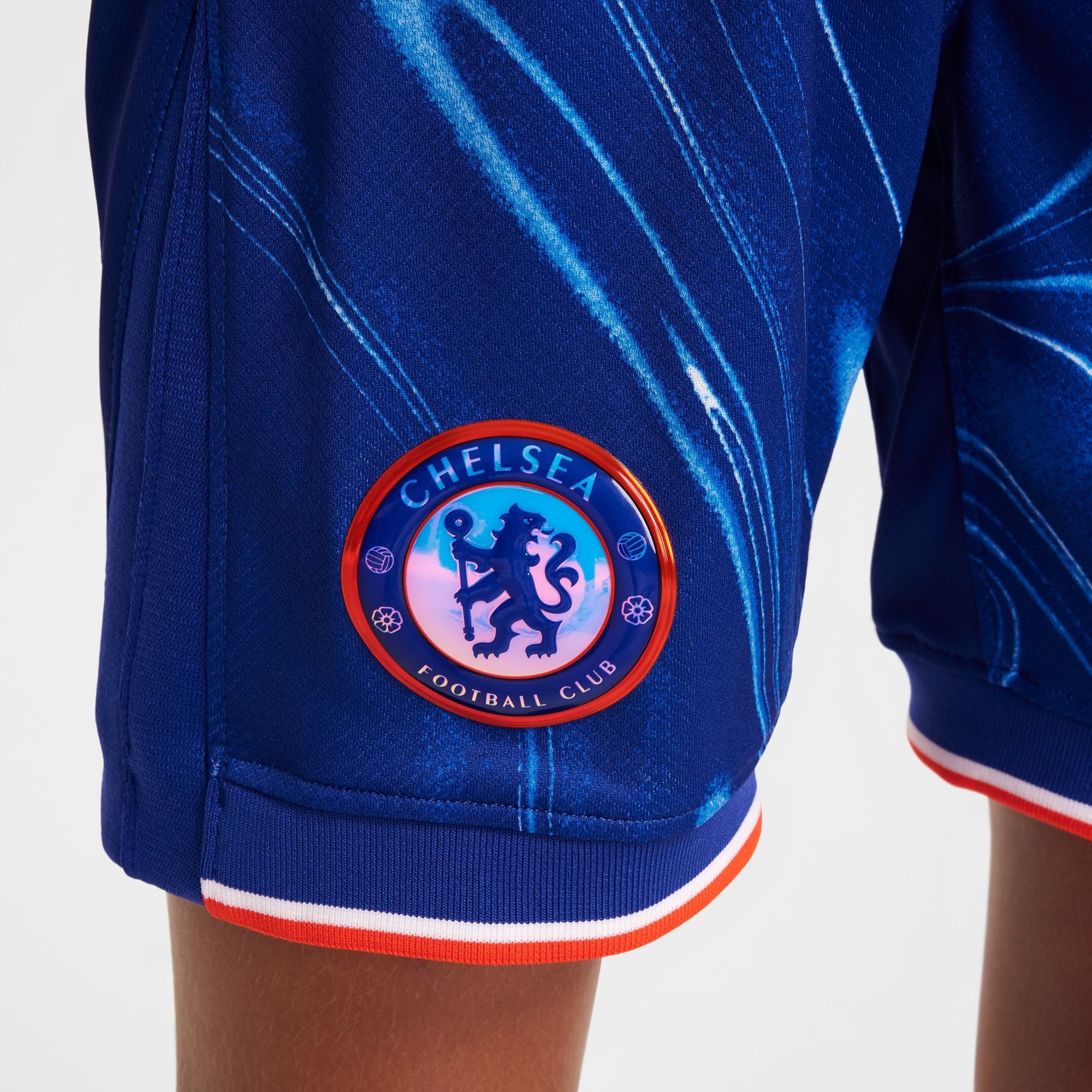 Shorts de fútbol Nike Dri-FIT Stadium de visitante para niños talla grande 23/24 de visitante del Chelsea