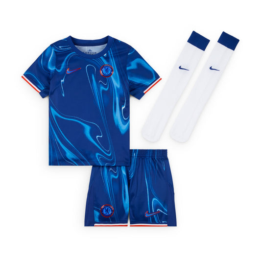 Chelsea Home 24/25 Younger Kids' Nike Dri-FIT 3-Piece Kit