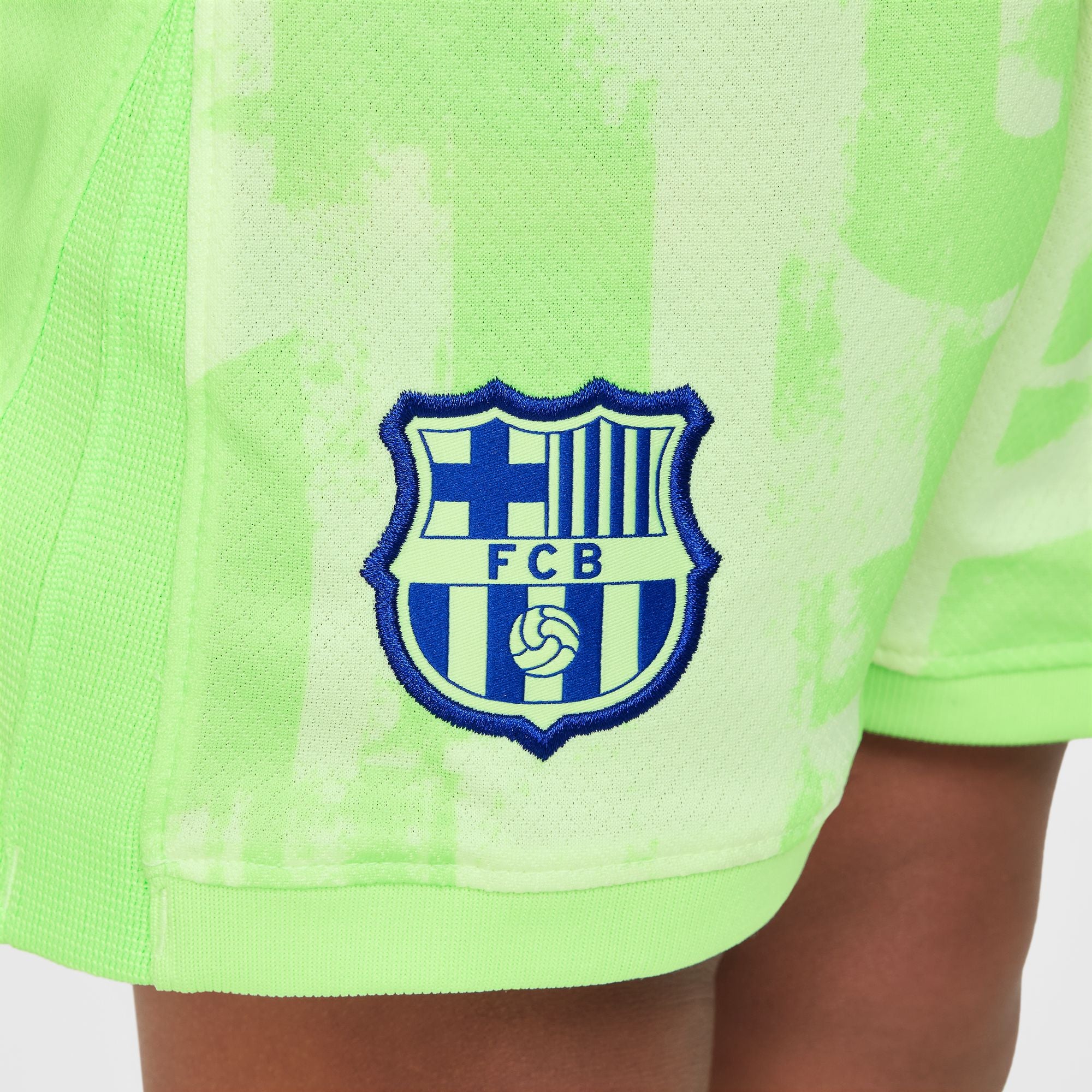 FC Barcelona 2024/25 Stadium Third Little Kids' Nike Soccer Replica Three-Piece Kit