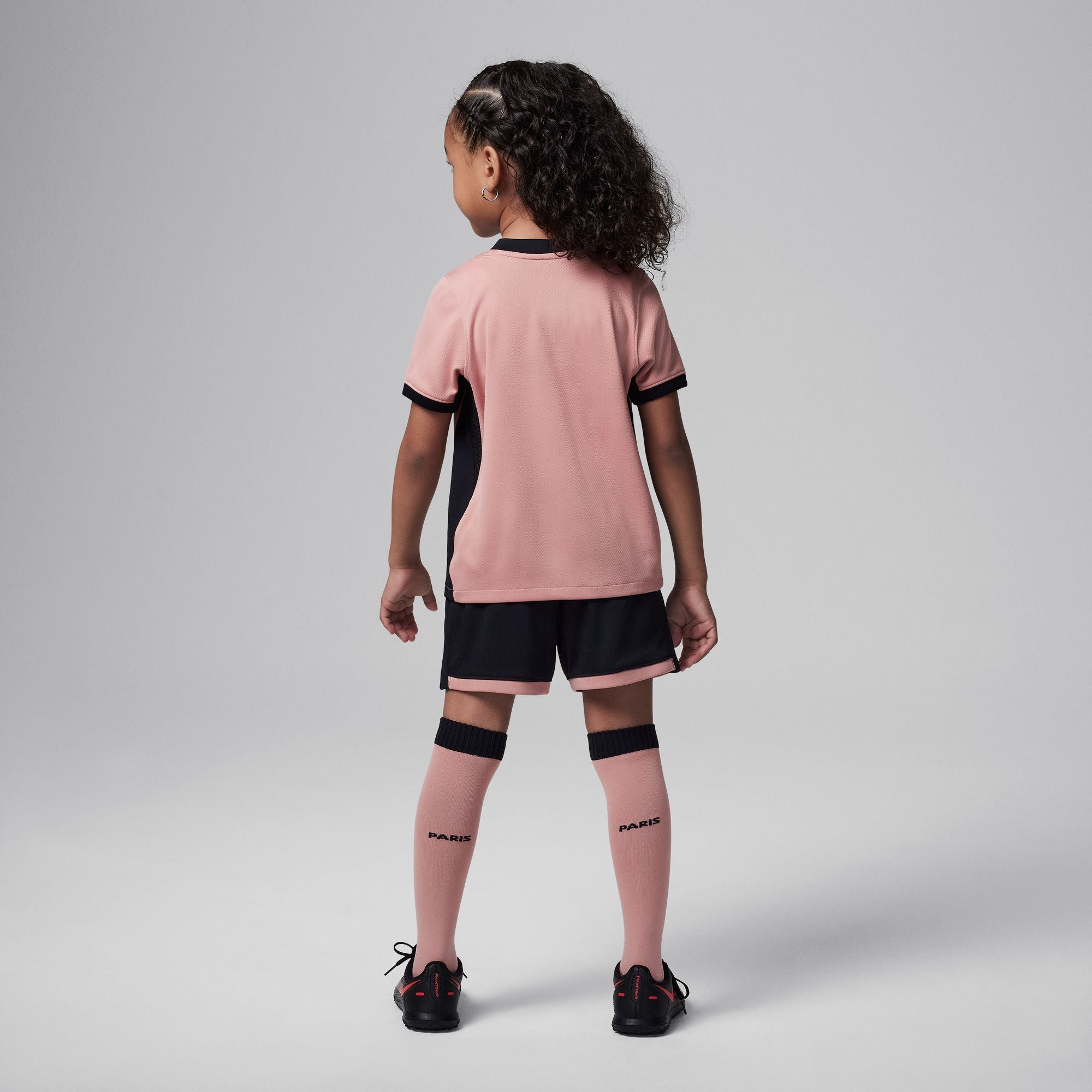 Paris Saint-Germain 2024/25 Stadium Third Little Kids' Jordan Soccer Replica Three-Piece Kit