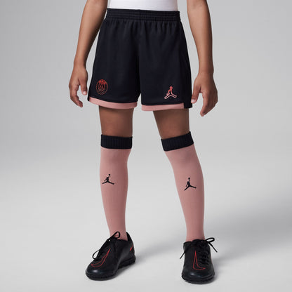 Paris Saint-Germain 2024/25 Stadium Third Little Kids' Jordan Soccer Replica Three-Piece Kit