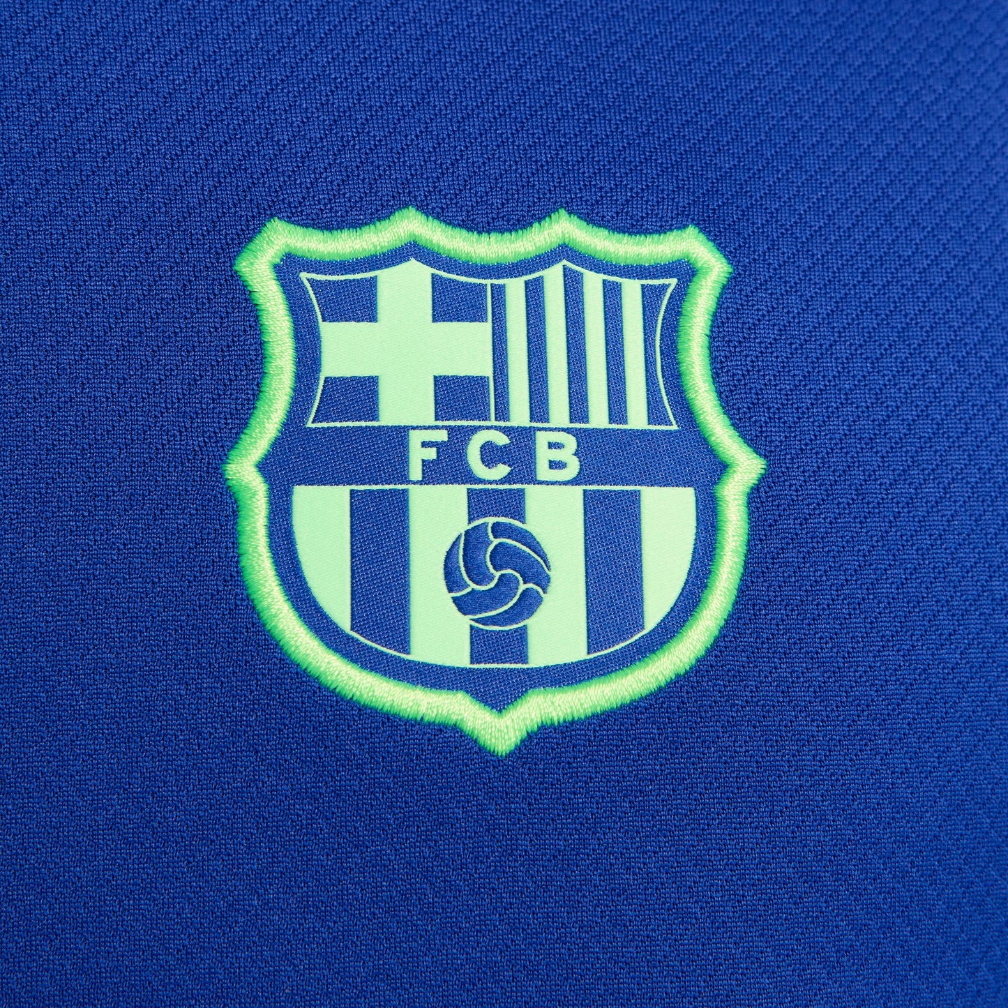 Barcelona Strike 23/24 Nike Dri-FIT gebreide voetbaltrainingstop met rechte pasvorm