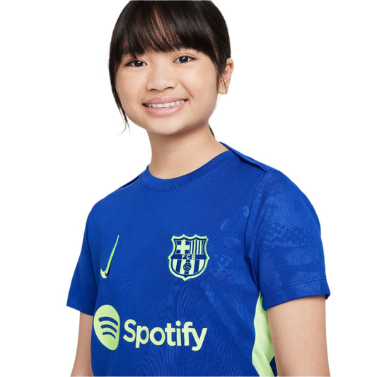 FC Barcelona Academy Pro Third Big Kids' Pre-Match Top