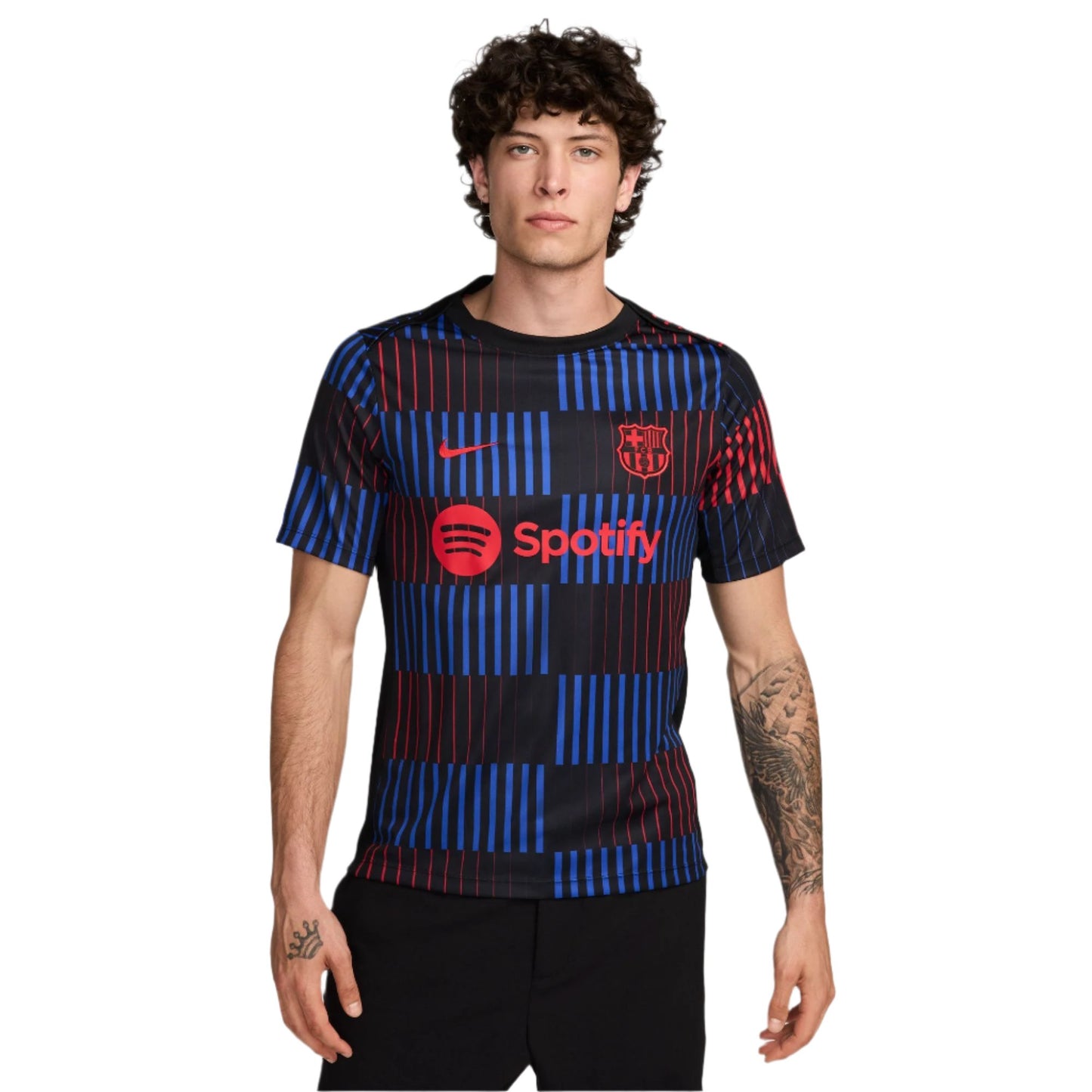 FC Barcelona Academy Pro Away Straight Fit Pre-Match Short-Sleeve Top