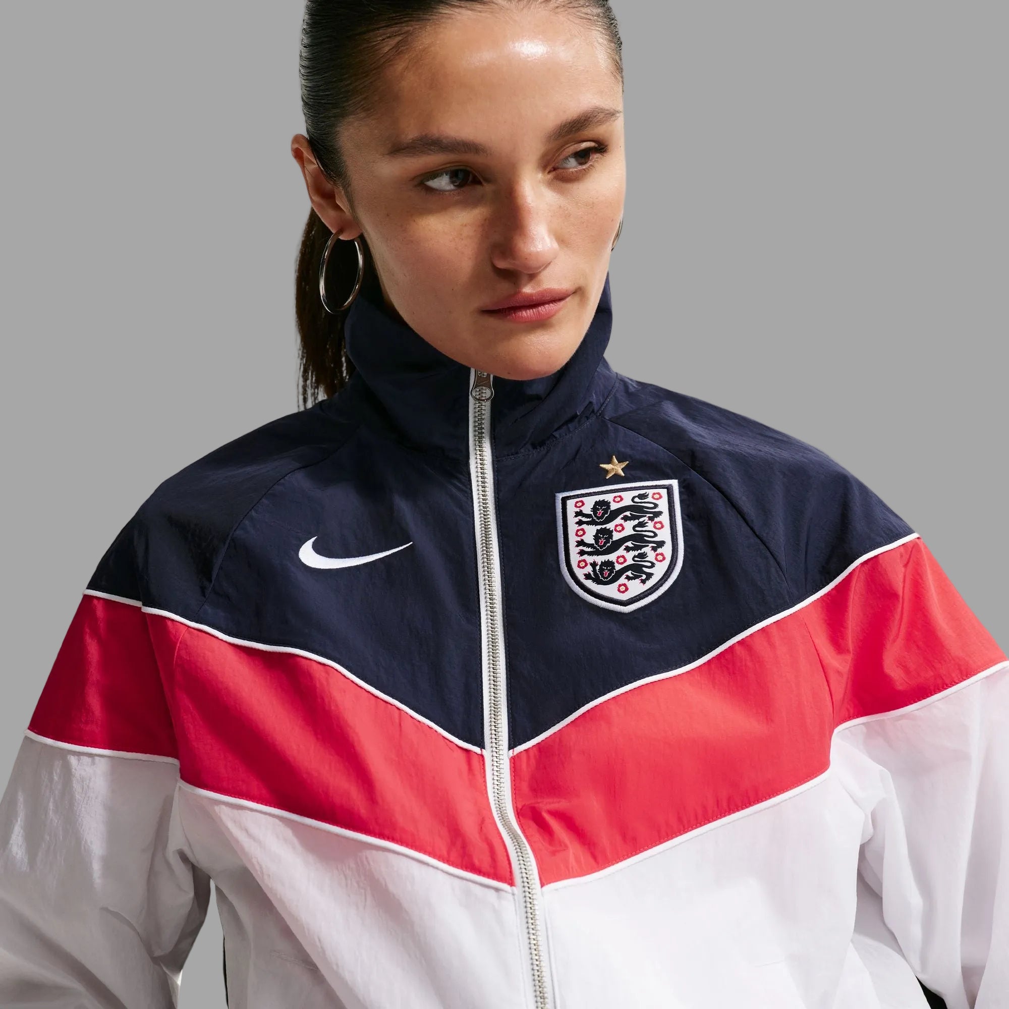 England Windrunner Curved Fit UV Woven Jacket