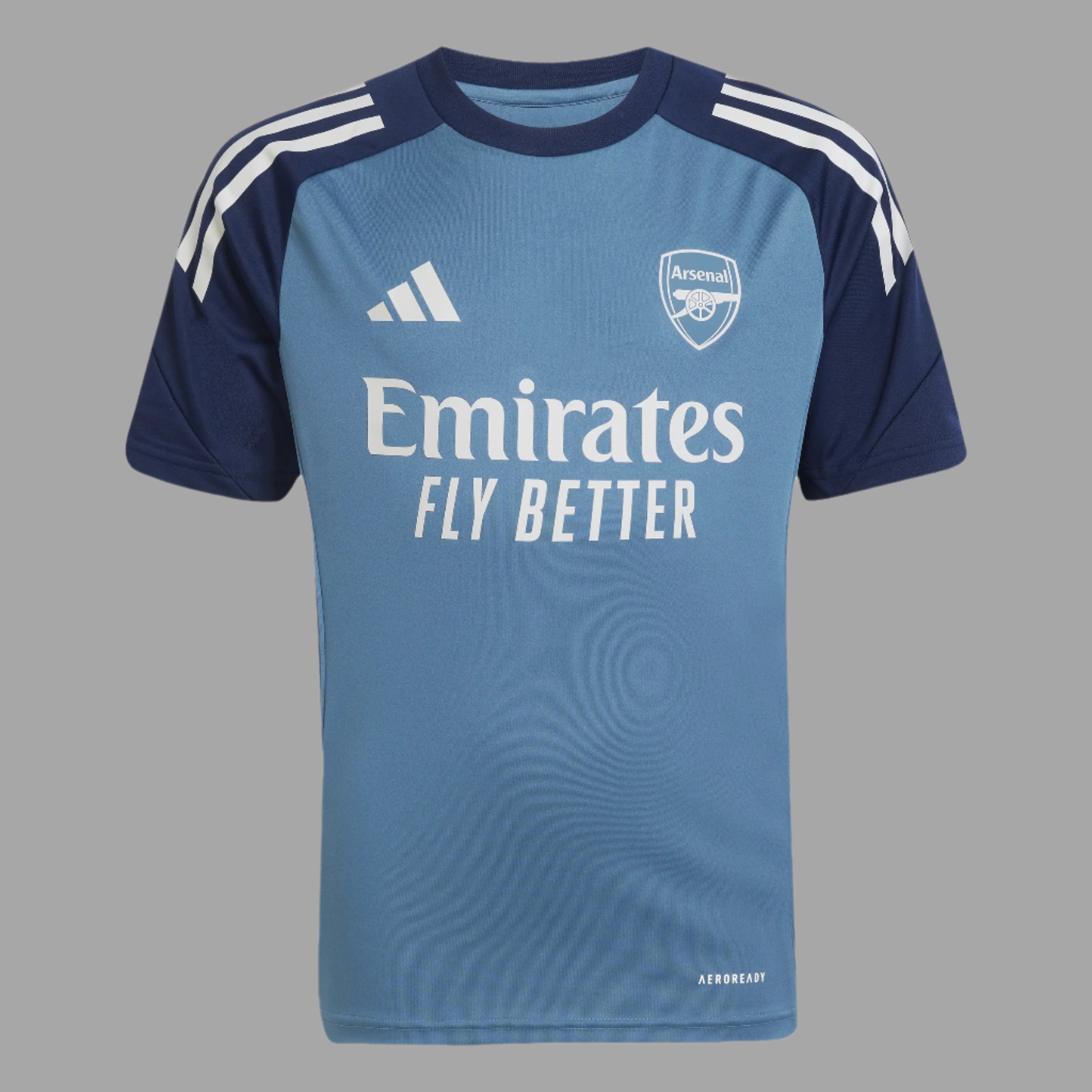 Arsenal Blue Teal Tiro Training Shirt Kids