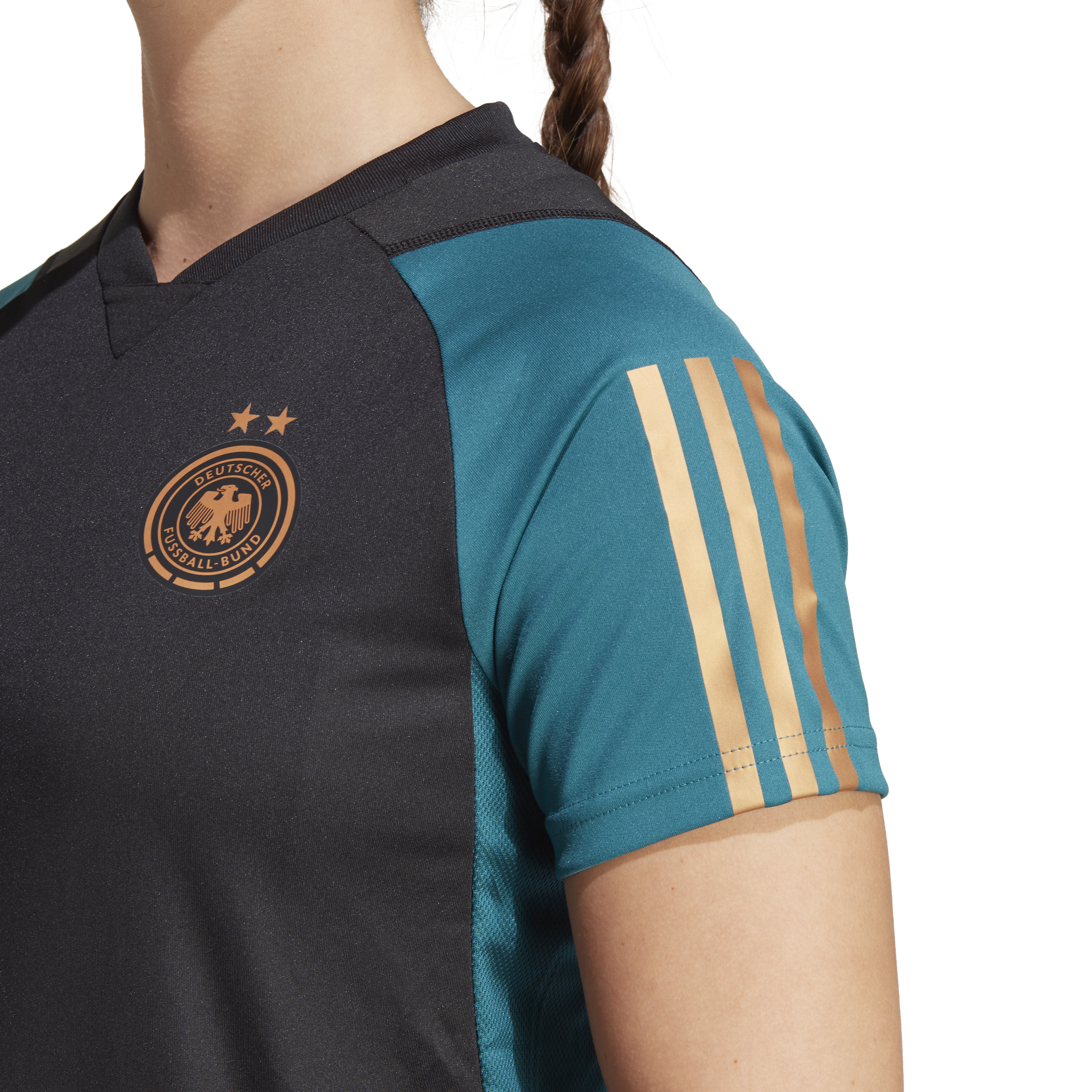 Duitsland Adidas Training Curved Fit Jersey 2023