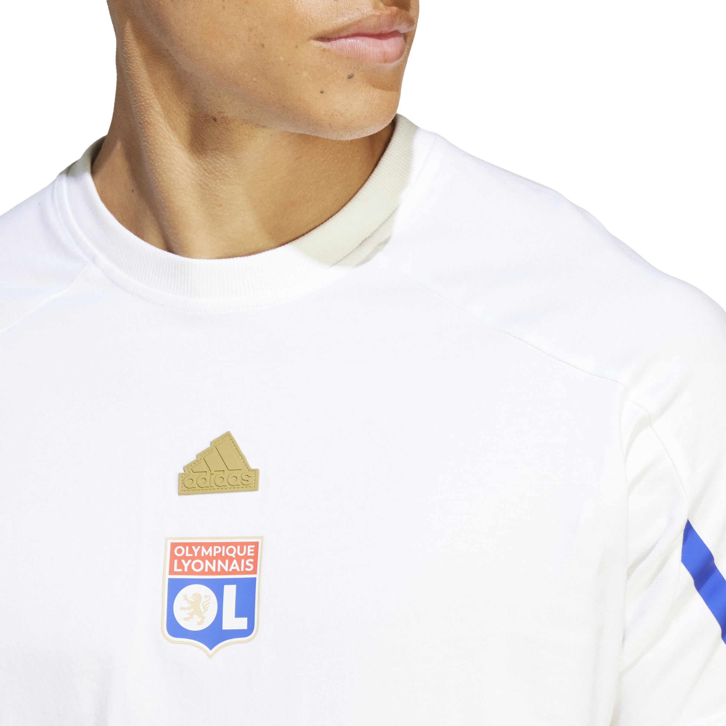 Camiseta Adidas Olympique Lyonnais 23/24 de corte recto