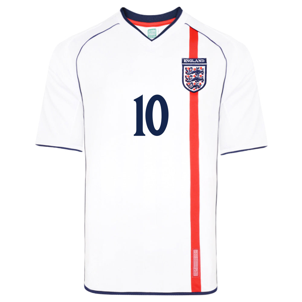 Retro 2002 England Shirt (SMITH 10)