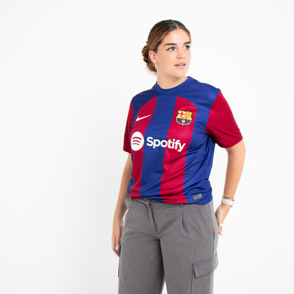 Barcelona Home 23/24 Straight Fit Nike Stadium Shirt