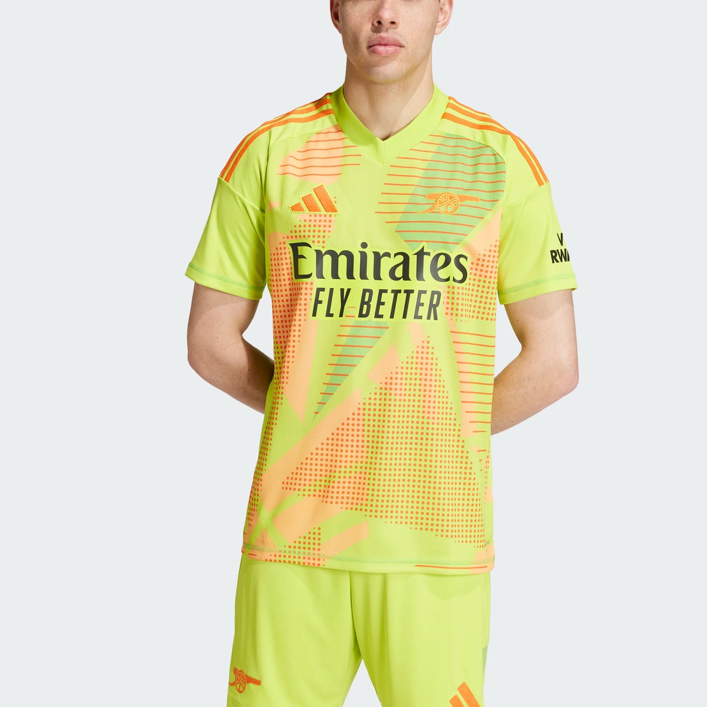 Arsenal 24/25 Adidas Goalkeeper Straight Fit Stadium Shirt
