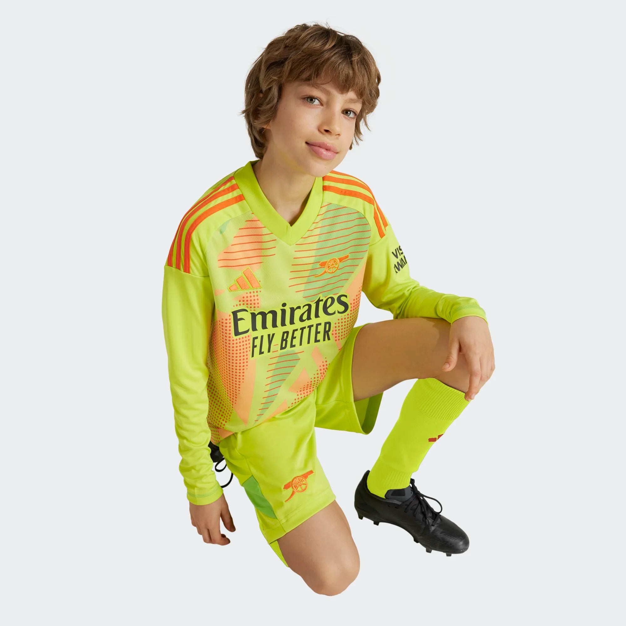 Arsenal 24/25 Adidas Long Sleeve Goalkeeper Shirt Kids