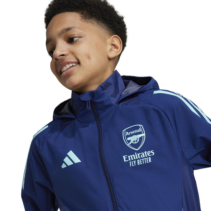 Arsenal Tiro 24 All-Weather Jacket Kids