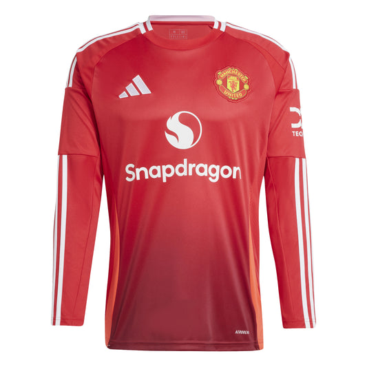 Manchester United 24/25 Long Sleeve Home Straight Fit Jersey