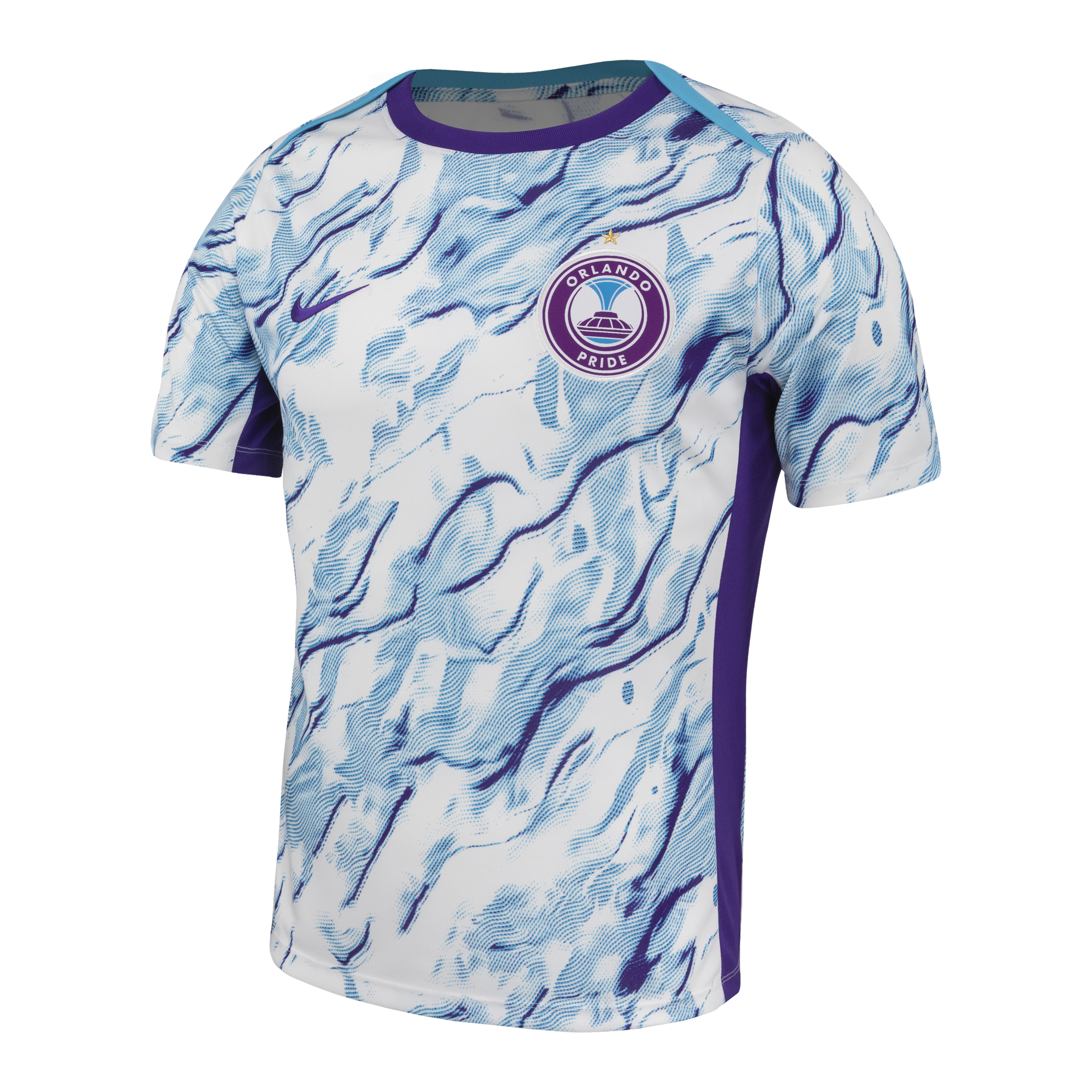 Orlando Pride Pre-Match 2025 Straight Fit Nike Stadium Shirt