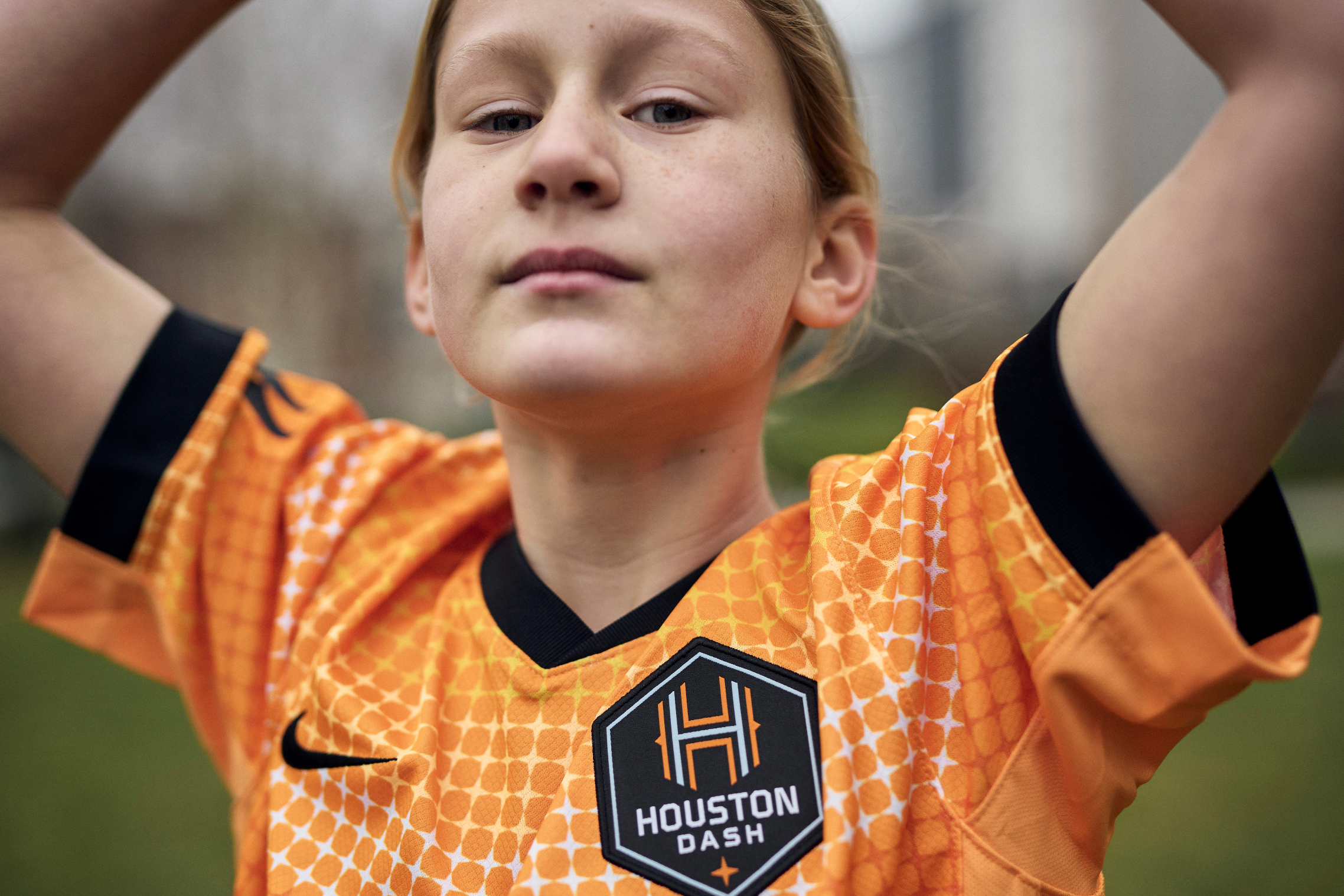 Houston Dash Home 2025 Straight Fit Nike Stadium Shirt