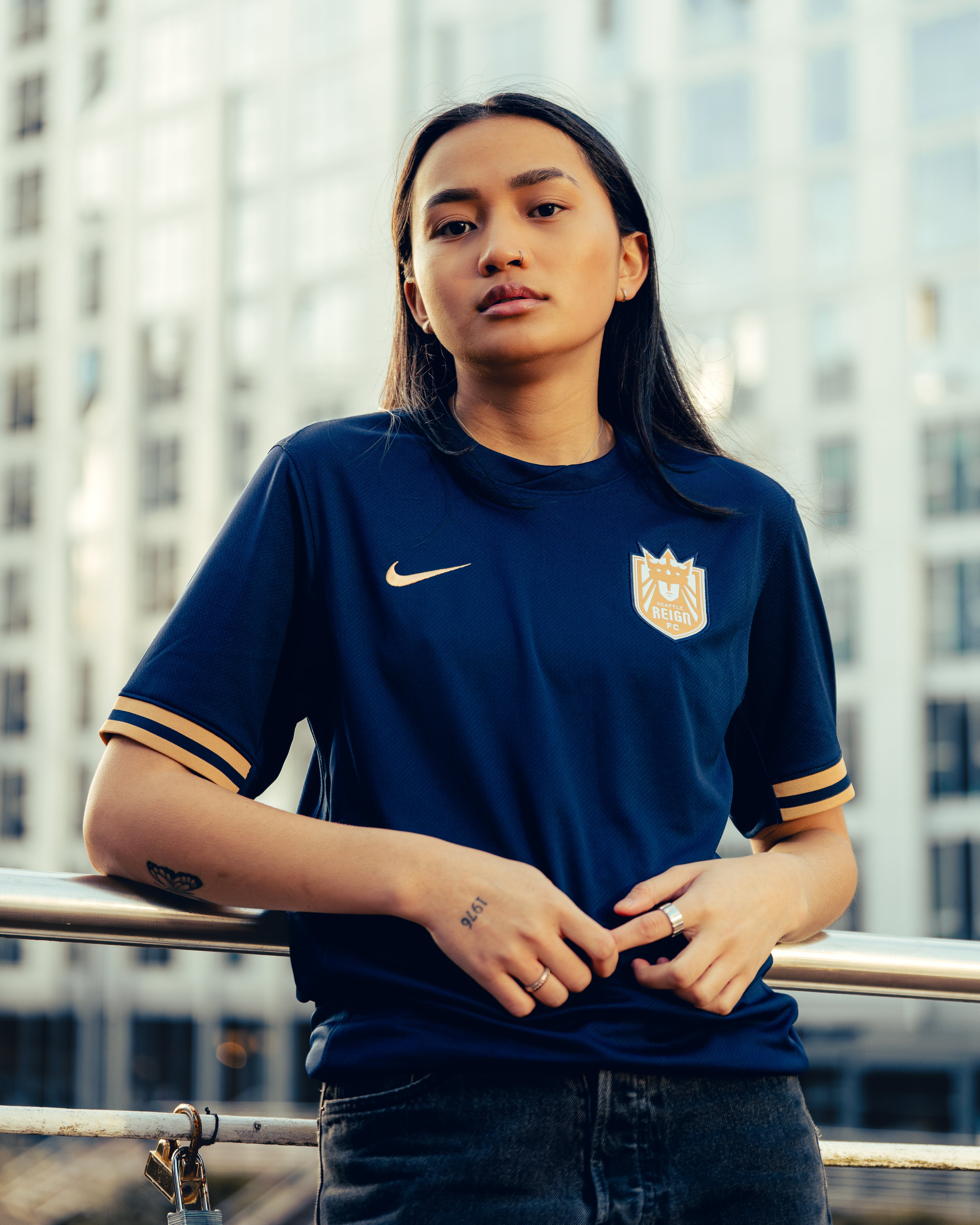 Seattle Reign Home 2025 Straight Fit Nike Stadium Shirt