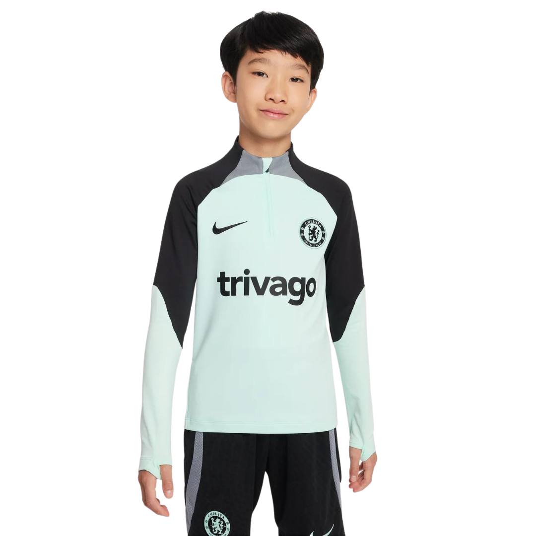 Chelsea Third 23/24 Nike Dri-FIT voetbalgebreide drilltop voor kinderen