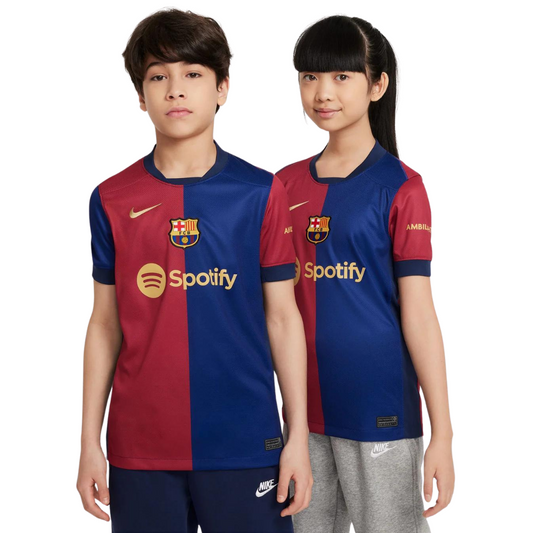 FC Barcelona 24/25 Stadium Home Big Kids' Nike Dri-FIT Football Shirt