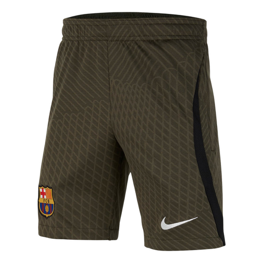 Pantalones cortos de fútbol Nike Dri-FIT Knit para niños talla grande Barcelona Strike 23/24