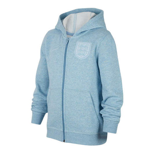 Sudadera con capucha y cremallera completa Nike England Lionesses 2023 Club Fleece para niños