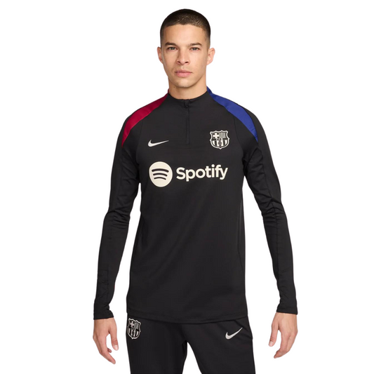 Barcelona derde 23/24 gebogen Nike Dri-FIT voetbaltrainingtop