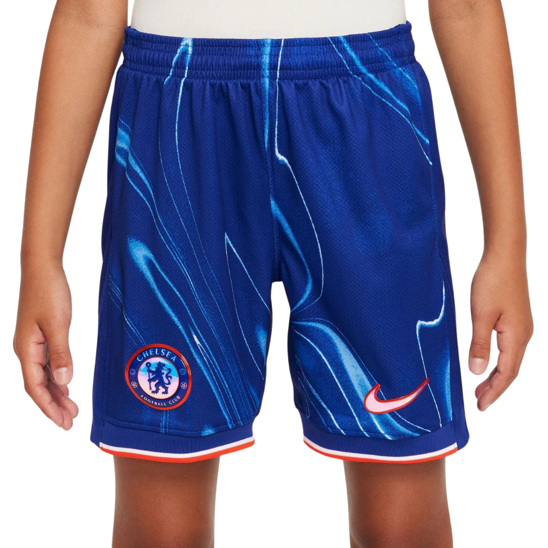 Chelsea FC 2024/25 Stadium Home Big Kids' Nike Dri-FIT Soccer Replica Short