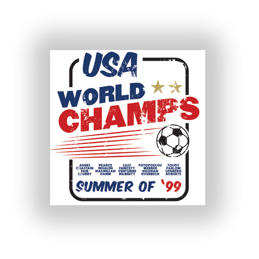 The 99ers™  World Champs Sticker