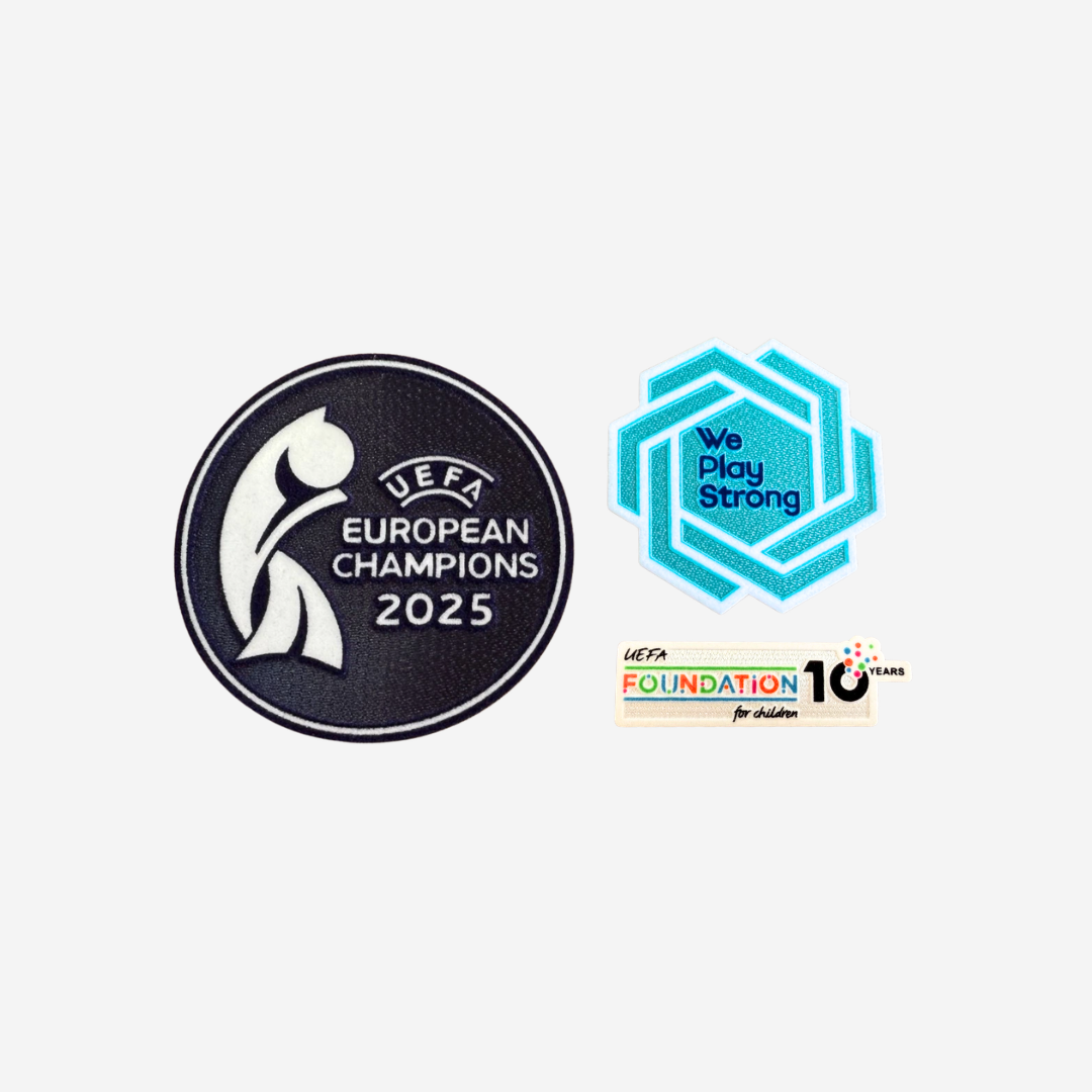 England 2025 Patches - Worn During Euro 2025